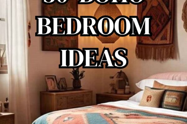 30 BOHO STYLE BEDROOM IDEAS
