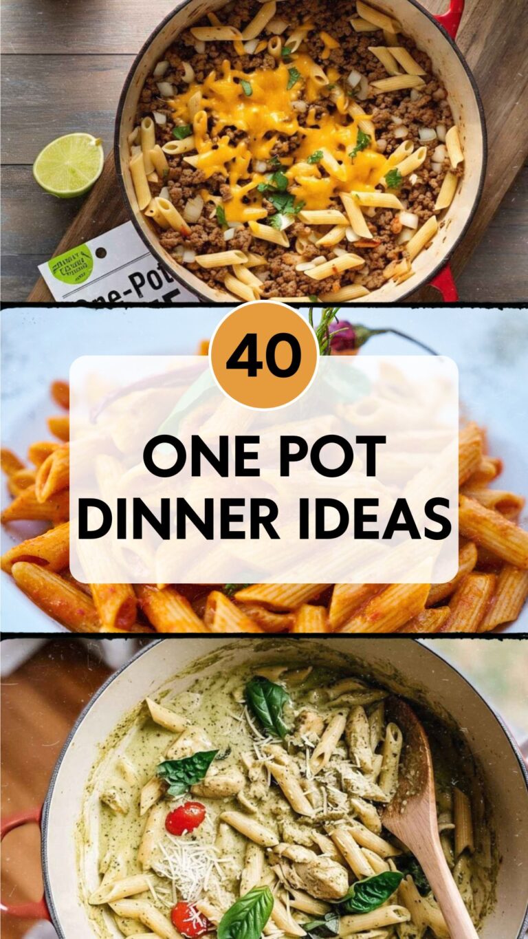 40 One Pot Dinner Recipe Ideas